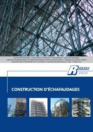 Construction d´échafaudages