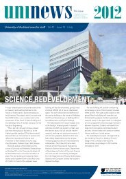 SCIENCE rEdEvELOPMENT - The University of Auckland