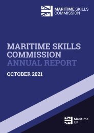 Maritime Skills Commission - 2021 Annual Report