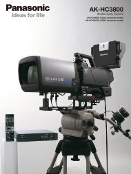 AK-HC3800 - Broadcast and Professional AV Web Site - Panasonic