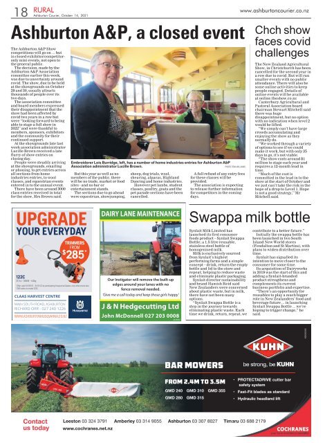 Ashburton Courier: October 14, 2021