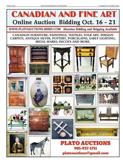 Woodbridge Advertiser and Auctions Ontario - 2021-10-13