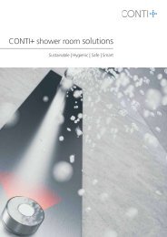 CONTI+ Shower Room Solutions