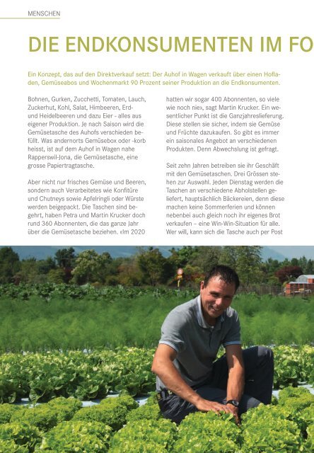 Agrisano-Kundenmagazin 2/2021