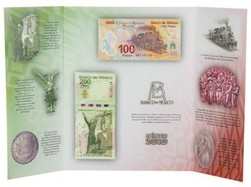 Mexiko Banknoten-Satz: 100 & 200 Pesos