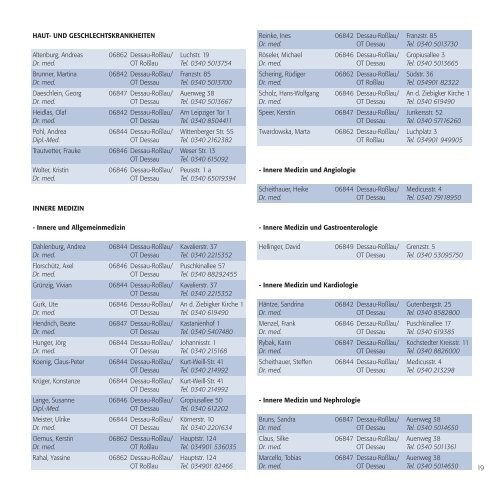 Gesundheits- & Sozialwegweiser Stadt Dessau-Roßlau & Landkreis Anhalt-Bitterfeld 2022