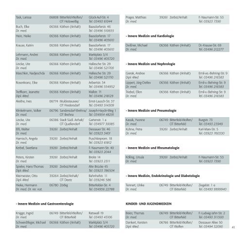 Gesundheits- & Sozialwegweiser Stadt Dessau-Roßlau & Landkreis Anhalt-Bitterfeld 2022