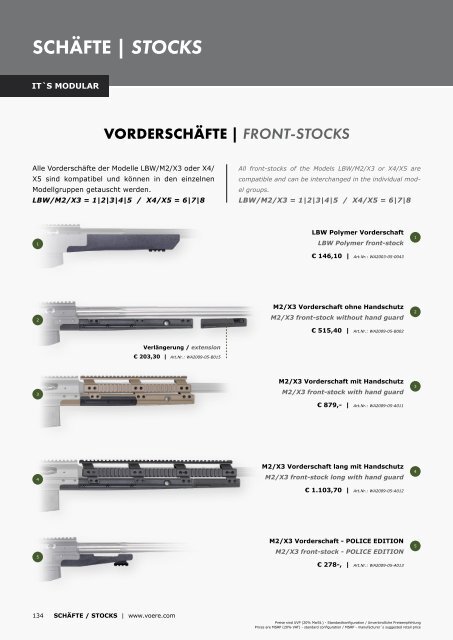 Voere Jagd und Präzisionswaffen 2021