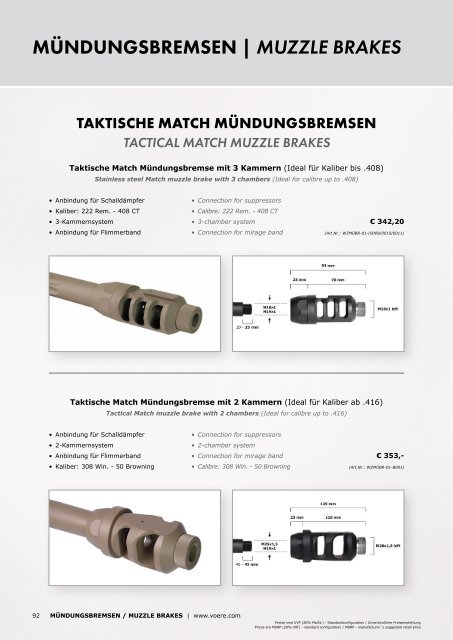 Voere Jagd und Präzisionswaffen 2021