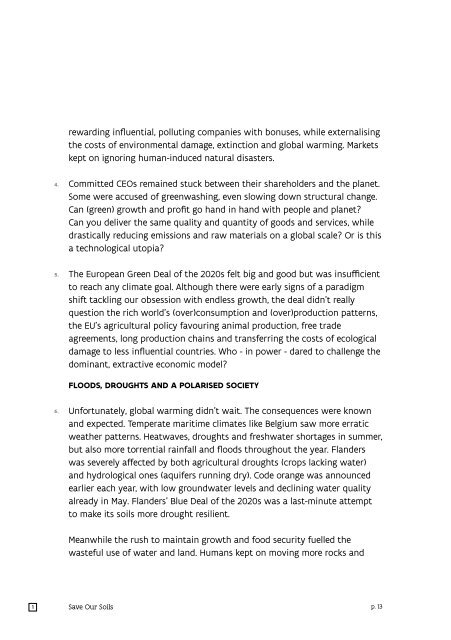 The Future of Soil and Land Stewardship - An exploration of stewardship in three scenarios