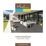 Miadomo Terrassendielen Broschüre