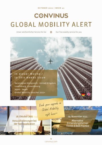 CONVINUS Global Mobility Alert Week 41