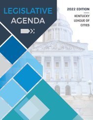 KLC 2022 Legislative Agenda 