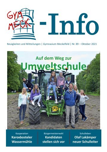 GymMeck-Info Nr. 89 - Oktober 2021