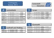 Leichtathletik Lauftreff und Walking Turnen ... - TS Geisenheim