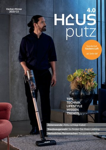 eMagazin Hausputz 4.0 Edition 2021/22 mit Special Saubere Luft