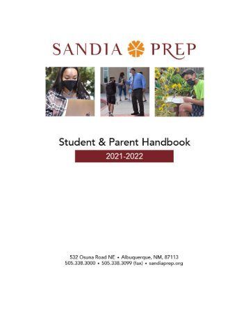 Student Parent Handbook 2021-2022