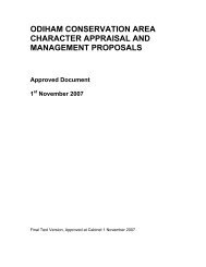 odiham conservation area character appraisal and management