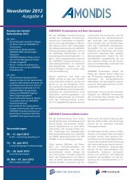 Newsletter 2012 Ausgabe 4 - uhb consulting AG