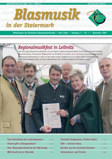 Regionalmusikfest in Leibnitz - Steirischer BLASMUSIKVERBAND