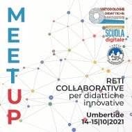 MEET UP 14-15 Ottobre reti Collaborative per Didattiche Innovative