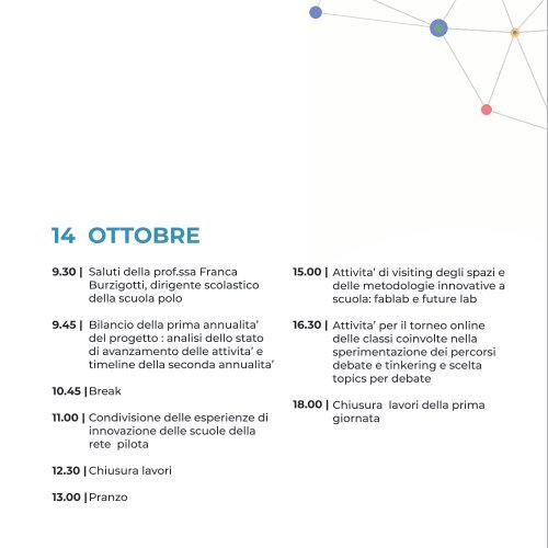MEET UP 14-15 Ottobre reti Collaborative per Didattiche Innovative