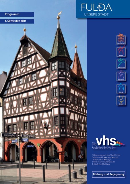 Programm 1 Semester 2011 Vhs Der Stadt Fulda