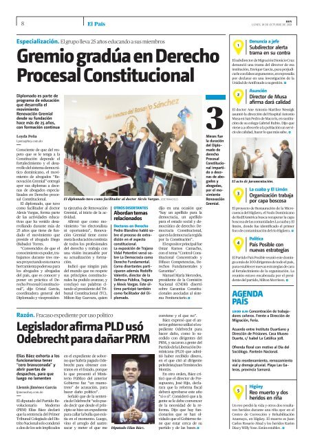 Edición impresa, HOY, lunes 18 de octubre, 2021