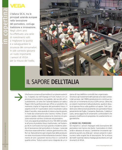 Tecnologie Alimentari n°4 - Settembre 2021