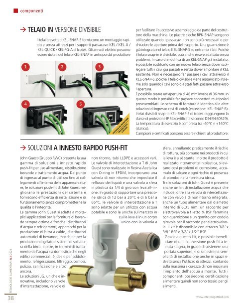 Tecnologie Alimentari n°4 - Settembre 2021