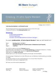 110615 Einladung Jubiläum - SG Stern Stuttgart
