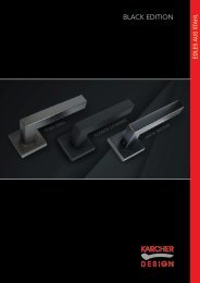Black Edition Türgriffe von Karcher Design