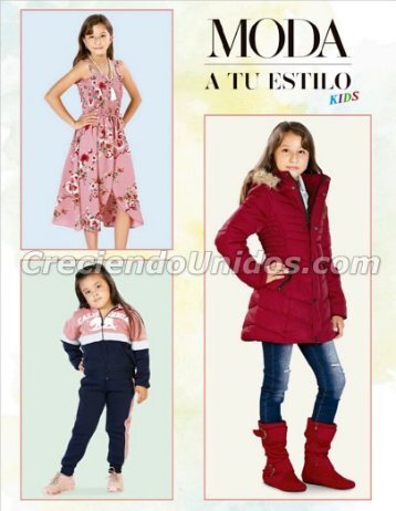 #734 Catalogo Moda a tu Estilo Kids, Ropa para Ninas 2021 Precios de Mayoreo