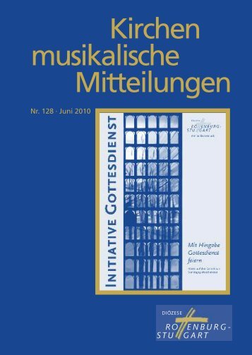 Kirchen musikalische Mitteilungen - Amt für Kirchenmusik - Startseite