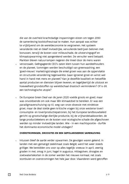 De Toekomst van ‘Soil+Land Stewardship’: Scenario 1 - Red Onze Bodems