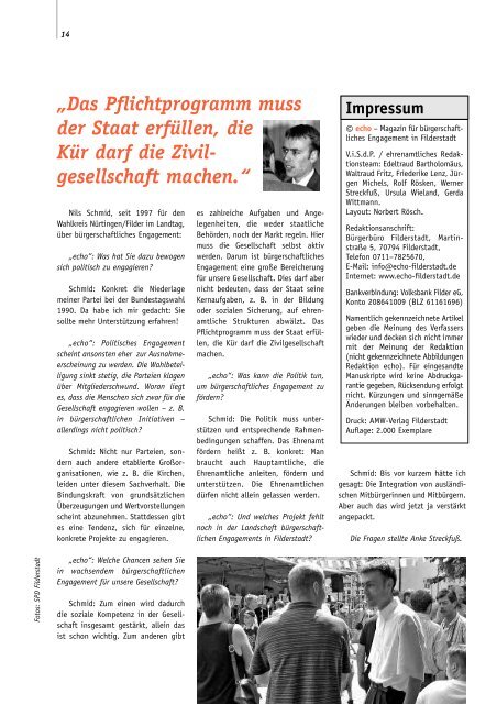 Kartierer: Keine Buchhalter Nils Schmid im Interview Jung ... - echo