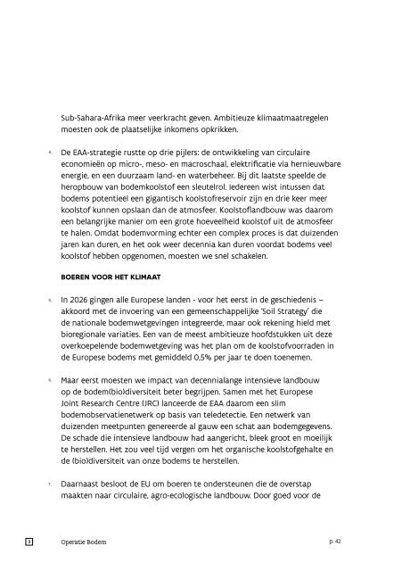  De Toekomst van ‘Soil+Land Stewardship’: Scenario 3 - Operatie Bodem