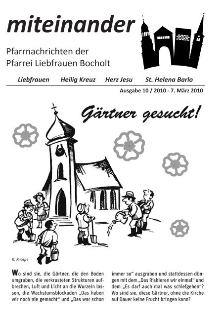 miteinander - Katholische Pfarrgemeinde Liebfrauen