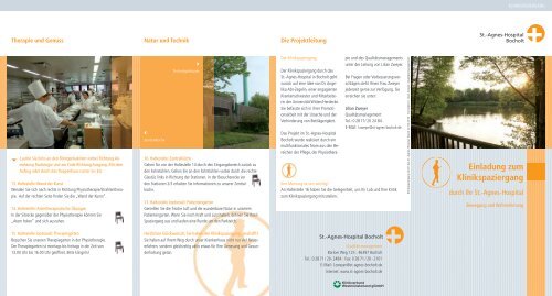 Einladung Zum Klinikspaziergang St Agnes Hospital Bocholt