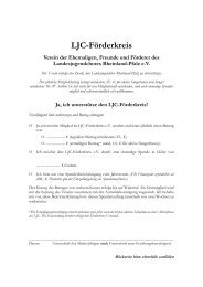 Mitgliedsantrag Förderkreis LandesJugendChor Rheinland-Pfalz