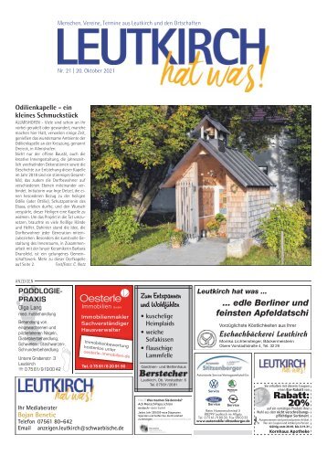 Leutkirch hat was 20.10.2021