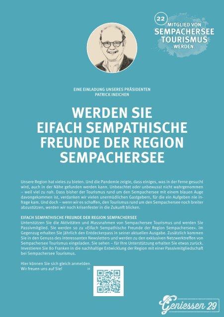 Eifach Sempathisch – Das Magazin der Region Sempachersee