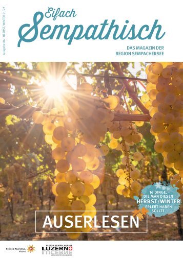 Eifach Sempathisch – Das Magazin der Region Sempachersee