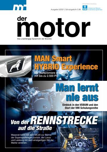 der motor – Ausgabe 5/21 – Kommunikation für die Branche