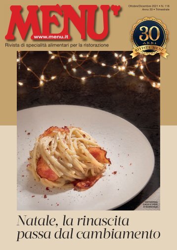 MENU n.118 - Ottobre/Dicembre 2021
