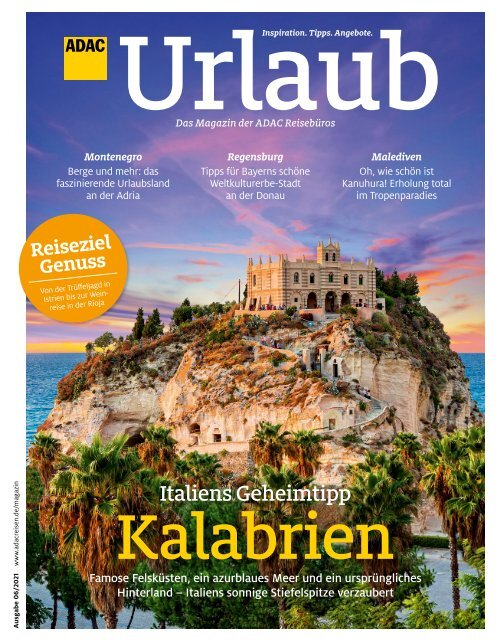 ADAC Urlaub Magazin, November-Ausgabe 2021, überregional