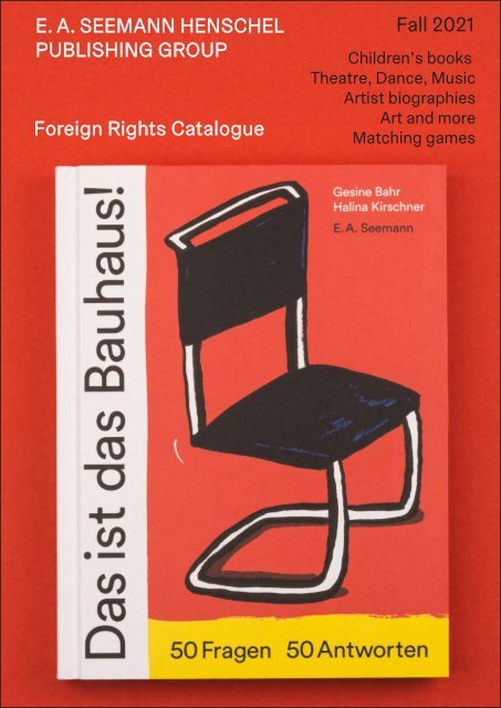 Foreign Rights Catalogue E.A. Seemann Henschel Fall 2021