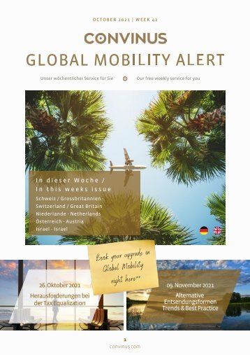 CONVINUS Global Mobility Alert Week 42