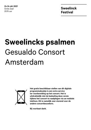 2021 10 25 Sweelincks psalmen - Gesualdo Consort