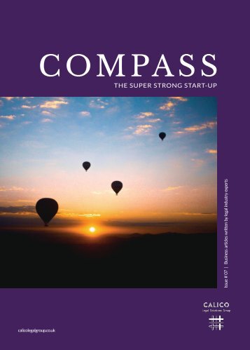 Calico Compass for Law Firm leaders - Starting something new?
